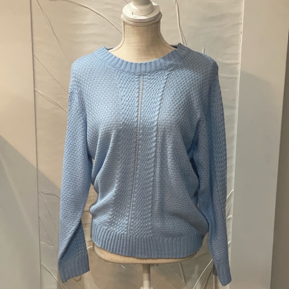 Blue Sweater *WORN ONCE* Perfect for a Gender Reveal - Picture 7 of 11